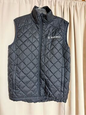 Element outdoors Quilted Black Puffer Vest